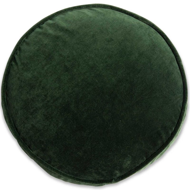 Kip&Co Kombu Green Velvet Pea Cushion image number 0
